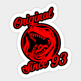 Original since 93 Red Ranger Sticker